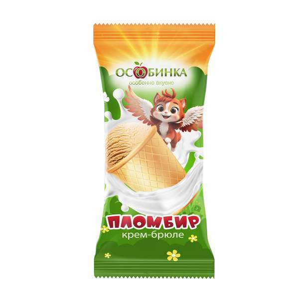 Упаковка Мороженое крем-брюле - аренда торгового знака Особинка